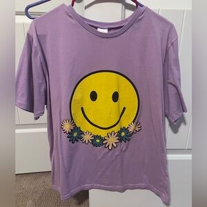 Purple 😀 Smiley Face Tshirt